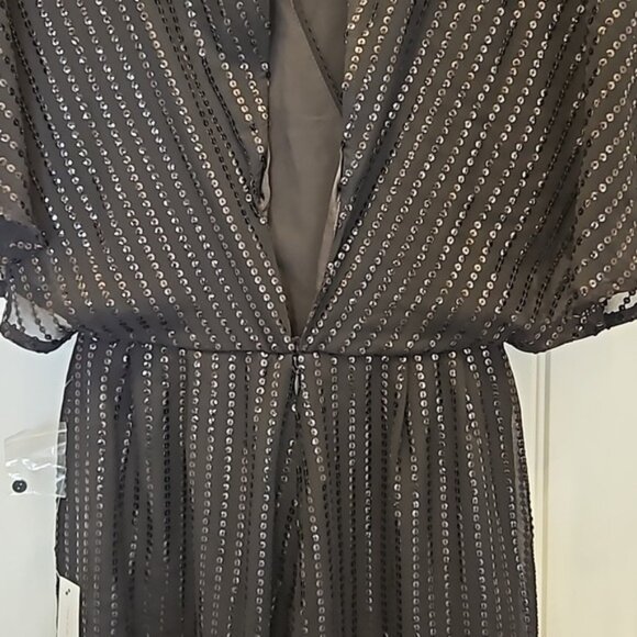 Modcloth Twinkle Like Starlight Wide Leg Sequined Jumpsuit Size XS New Party - Picture 10 of 14